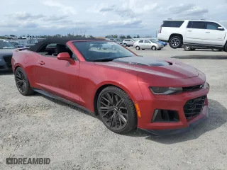2018 Chevrolet Camaro ZL1 with VIN 1G1FK3D69J0152745, listed as a Copart auction lot 47860335 with 63,603 mi miles and Salvage Title. Bid and sale history available at carsss.com. Image 4.