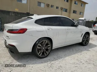 2020 BMW X4 M40i with VIN 5UX2V5C07L9B55214, listed as a Copart auction lot 49868665 with 46,287 mi miles and Salvage Title. Bid and sale history available at carsss.com. Image 3.