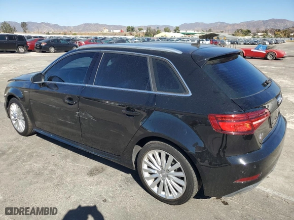 2017 Audi A3 Sportback e-tron Premium Plus with VIN WAUTPBFF8HA043990, listed as a Copart auction lot 79905784 with 124,935 mi miles and Salvage Title. Bid and sale history available at carsss.com. Image 2.
