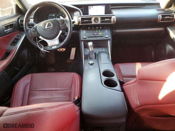 2016 Lexus IS 350 with VIN JTHCE1D26G5012438, listed as a Copart auction lot 83622434 with 100,295 mi miles and Clean Title. Bid and sale history available at carsss.com. Image 8.