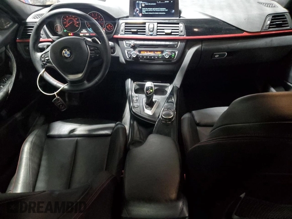 2015 BMW 3 Series 335i xDrive with VIN WBA3B9G59FNR93584, listed as a Copart auction lot 54711455 with 85,596 mi miles and Salvage title. Bid and sale history available at DreamBid. Image 8.