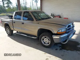 2003 Dodge Dakota SLT with VIN 1D7HG48N03S344321, listed as a IAAI auction lot 42074421 with 96,489 mi miles and . Bid and sale history available at carsss.com. Image 1.