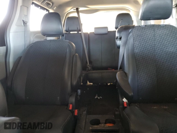 2012 Toyota Sienna SE with VIN 5TDXK3DCXCS196965, listed as a Copart auction lot 46950365 with 141,176 mi miles and Salvage Title. Bid and sale history available at carsss.com. Image 10.