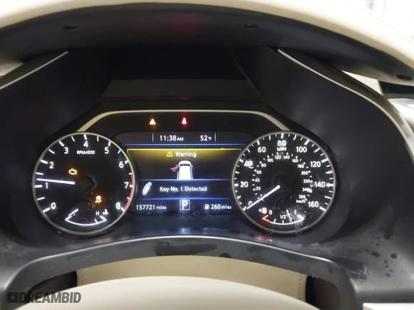 2015 Nissan Murano SL with VIN 5N1AZ2MH6FN232146, listed as a IAAI auction lot 41744239 with 157,721 mi miles. Bid and sale history available at carsss.com. Image 7.