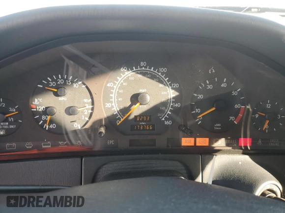 1996 Mercedes-Benz S with VIN WDBGA43E6TA296567, listed as a Copart auction lot 88854195 with 173,766 mi miles and Clean Title. Bid and sale history available at DreamBid. Image 9.