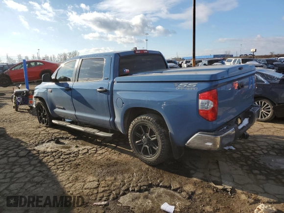 2020 Toyota Tundra 2WD SR5 with VIN 5TFEY5F17LX259009, listed as a Copart auction lot 82742724 with 35,421 mi miles and Salvage Title. Bid and sale history available at carsss.com. Image 2.