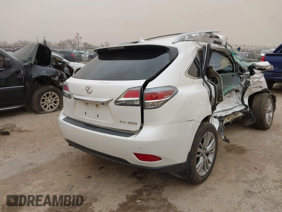 2013 Lexus RX 350 with VIN 2T2ZK1BAXDC095932, listed as a IAAI auction lot 41708217 with Not Provided miles and . Bid and sale history available at DreamBid. Image 4.