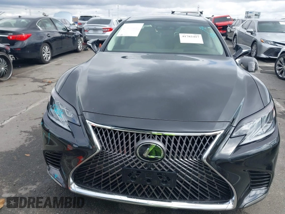 2020 Lexus LS with VIN JTHG5LFF4L5011134, listed as a IAAI auction lot 41782417 with 14,070 mi miles and . Bid and sale history available at DreamBid. Image 12.