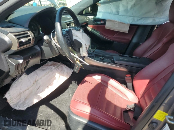 2015 Lexus IS 350 with VIN JTHBE1D27F5021501, listed as a Copart auction lot 61667725 with 140,034 mi miles and Salvage title. Bid and sale history available at DreamBid. Image 7.