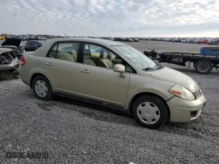 2007 Nissan Versa 1.8 S with VIN 3N1BC11E67L454060, listed as a Copart auction lot 86876104 with 100,485 mi miles and Salvage Title. Bid and sale history available at carsss.com. Image 4.