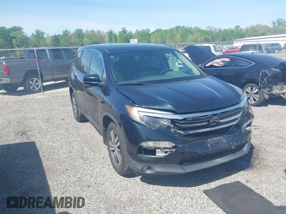 2017 Honda Pilot EX-L z VIN 5FNYF6H51HB091555, wystawiony jako IAAI lot #42141088 z przebiegiem 127 327 mil mil oraz . Historia ofert i sprzedaży dostępna na DreamBid. Obrazek 1.