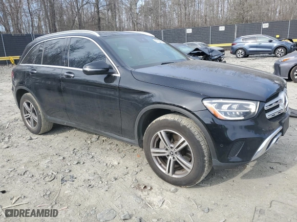 2022 Mercedes-Benz GLC with VIN W1N0G8EB9NG024549, listed as a Copart auction lot 47933395 with 88,259 mi miles and Clean Title. Bid and sale history available at carsss.com. Image 4.