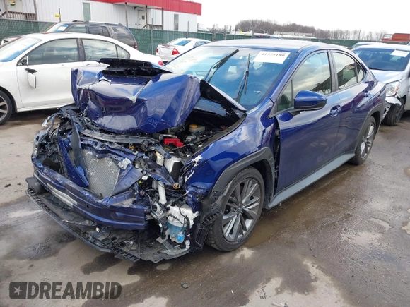 2023 Subaru WRX with VIN JF1VBAA65P9804590, listed as a IAAI auction lot 41575180 with 10,703 mi miles and . Bid and sale history available at DreamBid. Image 2.
