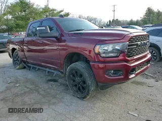 2023 Ram 2500 Big Horn with VIN 3C6UR5DJ9PG527653, listed as a Copart auction lot 83048244 with 21,000 mi miles and Salvage Title. Bid and sale history available at carsss.com. Image 11.