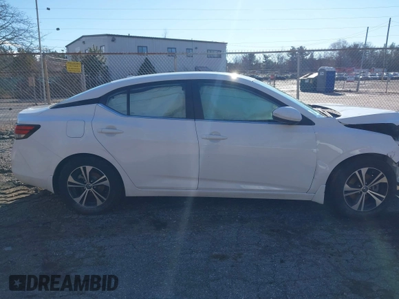 2020 Nissan Sentra SV with VIN 3N1AB8CVXLY268393, listed as a IAAI auction lot 41212049 with 49,711 mi miles. Bid and sale history available at carsss.com. Image 13.