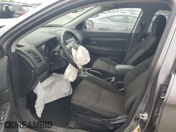 2017 Mitsubishi Outlander ES with VIN JA4AP3AU4HZ017002, listed as a Copart auction lot 59027755 with 55,875 mi miles and Salvage title. Bid and sale history available at DreamBid. Image 7.
