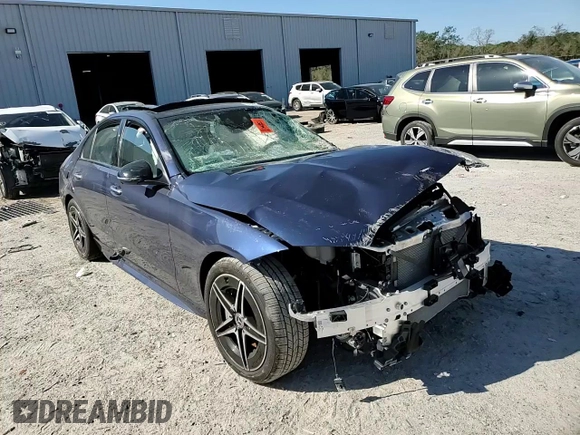 2024 Mercedes-Benz C 300 with VIN W1KAF4GB8RR226139, listed as a Copart auction lot 48610065 with Not Provided miles and Non Repairable. Bid and sale history available at DreamBid. Image 11.