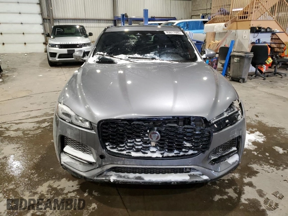 2021 Jaguar F-Pace S with VIN SADCJ2EX9MA683249, listed as a Copart auction lot 45011085 with 98,463 mi miles and Salvage title. Bid and sale history available at DreamBid. Image 5.