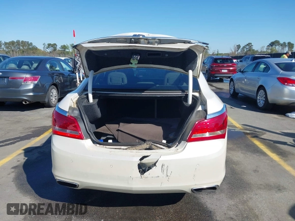 2014 Buick LaCrosse Leather with VIN 1G4GB5G30EF287958, listed as a IAAI auction lot 41883125 with 131,768 mi miles and . Bid and sale history available at DreamBid. Image 16.