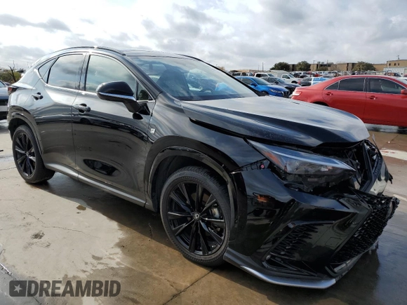 2022 Lexus NX with VIN JTJKGCEZ5N2006107, listed as a Copart auction lot 84197544 with 43,635 mi miles and Salvage Title. Bid and sale history available at carsss.com. Image 4.