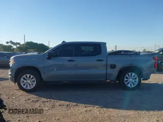 2024 Chevrolet Silverado 1500 Custom with VIN 3GCPABEK5RG427555, listed as a IAAI auction lot 41783357 with 5,921 mi miles and . Bid and sale history available at DreamBid. Image 15.