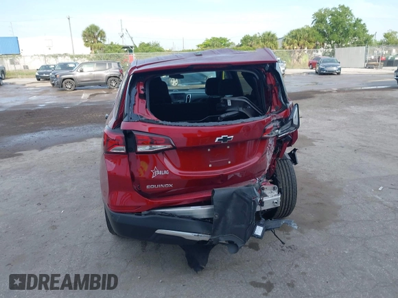 2023 Chevrolet Equinox LT with VIN 3GNAXKEG4PS140354, listed as a IAAI auction lot 42070562 with 17,663 mi miles and . Bid and sale history available at carsss.com. Image 6.
