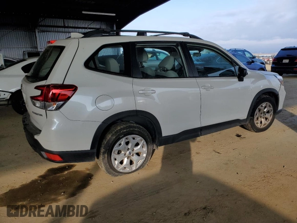 2021 Subaru Forester with VIN JF2SKADC4MH491842, listed as a Copart auction lot 43140785 with 11,265 mi miles and Salvage Title. Bid and sale history available at carsss.com. Image 3.
