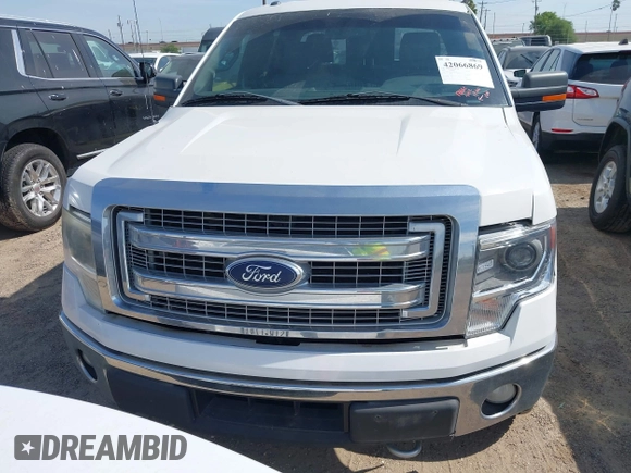 2014 Ford F-150 XL with VIN 1FTFW1ET3EFA89424, listed as a IAAI auction lot 42066869 with 163,110 mi miles. Bid and sale history available at carsss.com. Image 13.