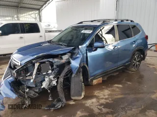 2021 Subaru Forester Limited z VIN JF2SKAUC7MH566372, wystawiony jako Copart lot #86519184 z przebiegiem Nie podano mil oraz Szkoda całkowita • Salvage title. Historia ofert i sprzedaży dostępna na DreamBid. Obrazek 1.