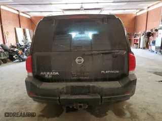 2010 Nissan Armada Platinum with VIN 5N1AA0NE0AN611748, listed as a Copart auction lot 42952515 with 223,073 mi miles and Salvage Title. Bid and sale history available at carsss.com. Image 6.