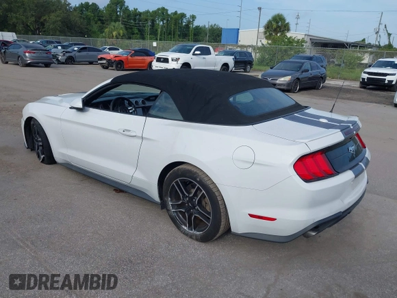 2018 Ford Mustang EcoBoost Premium with VIN 1FATP8UH4J5115153, listed as a IAAI auction lot 42498446 with 118,485 mi miles and . Bid and sale history available at DreamBid. Image 3.
