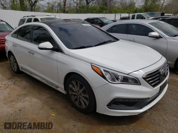 2016 Hyundai Sonata Sport with VIN 5NPE34AF4GH352681, listed as a Copart auction lot 49590854 with 88,248 mi miles and Salvage Title. Bid and sale history available at DreamBid. Image 4.