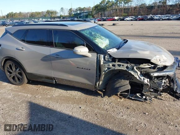 2021 Chevrolet Blazer RS with VIN 3GNKBKRS1MS524220, listed as a IAAI auction lot 41954163 with 68,759 mi miles and . Bid and sale history available at DreamBid. Image 13.