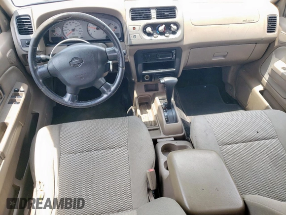 2001 Nissan Frontier SE z VIN 1N6ED27T21C305986, wystawiony jako Copart lot #59665065 z przebiegiem 201 540 mil mil oraz Czysty tytuł • Clean title. Historia ofert i sprzedaży dostępna na DreamBid. Obrazek 8.