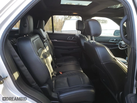 2017 Ford Explorer Platinum with VIN 1FM5K8HT9HGE17225, listed as a Copart auction lot 44321205 with 95,014 mi miles and Salvage Title. Bid and sale history available at carsss.com. Image 11.