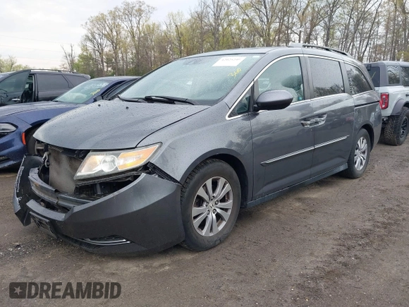 2014 Honda Odyssey EX-L with VIN 5FNRL5H63EB033684, listed as a IAAI auction lot 42025249 with 128,017 mi miles and . Bid and sale history available at carsss.com. Image 17.