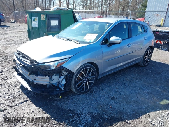 2024 Subaru Impreza Sport with VIN JF1GUAFC9R8375996, listed as a IAAI auction lot 41796228 with 12,691 mi miles. Bid and sale history available at carsss.com. Image 2.