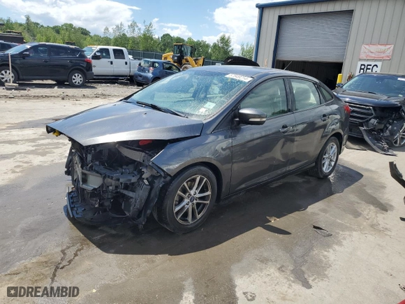 2017 Ford Focus SE with VIN 1FADP3F26HL336887, listed as a Copart auction lot 57849254 with 56,876 mi miles and Salvage Title. Bid and sale history available at carsss.com. Image 1.