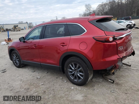 2022 Mazda CX-9 Touring with VIN JM3TCBCY2N0607128, listed as a Copart auction lot 86246044 with 61,526 mi miles and Salvage Title. Bid and sale history available at DreamBid. Image 2.