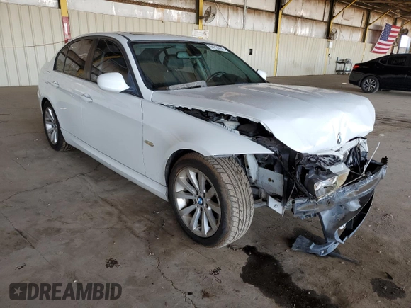 2011 BMW 3 Series 328i with VIN WBAPH5G57BNM76108, listed as a Copart auction lot 54258655 with Not Provided miles and Clean Title. Bid and sale history available at carsss.com. Image 4.