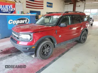 2021 Ford Bronco Sport Big Bend with VIN 3FMCR9B62MRA59187, listed as a Copart auction lot 64819135 with 50,064 mi miles and Salvage title. Bid and sale history available at DreamBid. Image 1.