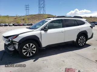 2023 Subaru Outback Limited с VIN 4S4BTANC0P3121382, выставлен на аукционе Copart как лот 54834025 с пробегом 62 549 миль миль и Списание • Salvage title. История ставок и продаж доступна на DreamBid. Изображение 1.