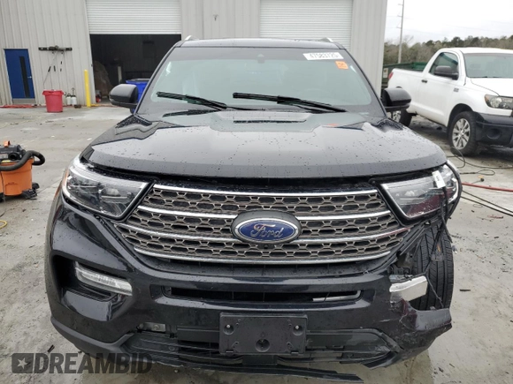 2023 Ford Explorer King Ranch with VIN 1FM5K7LC9PGB90571, listed as a Copart auction lot 47583725 with 34,409 mi miles and Salvage Title. Bid and sale history available at carsss.com. Image 5.