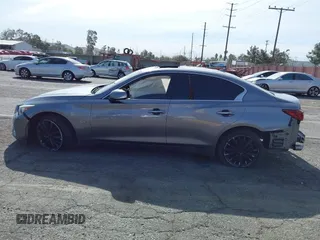 2018 Infiniti Q50 Sport with VIN JN1EV7AP5JM366187, listed as a IAAI auction lot 40753223 with 104,765 mi miles and . Bid and sale history available at carsss.com. Image 14.