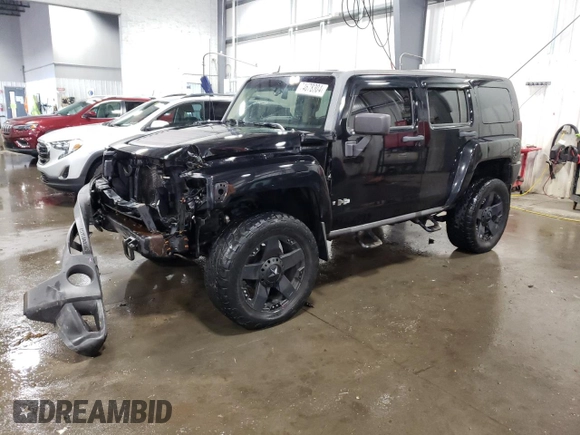 2006 Hummer H3 with VIN 5GTDN136868179898, listed as a Copart auction lot 74678304 with 201,316 mi miles and Salvage Title. Bid and sale history available at carsss.com. Image 1.