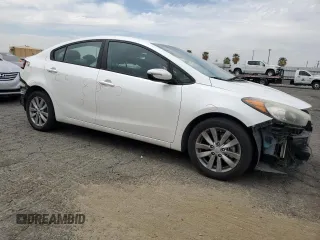 2014 Kia Forte LX with VIN KNAFX4A62E5098911, listed as a Copart auction lot 52994725 with 126,174 mi miles and Salvage Title. Bid and sale history available at carsss.com. Image 4.
