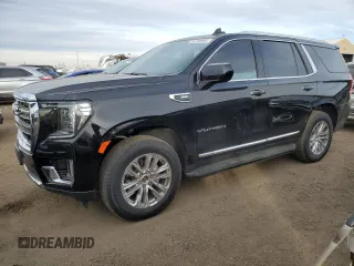 2024 GMC Yukon SLT with VIN 1GKS2BKD7RR231280, listed as a Copart auction lot 86799994 with 5,476 mi miles and Salvage Title. Bid and sale history available at carsss.com. Image 1.