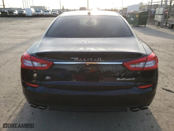 2014 Maserati Quattroporte S Q4 with VIN ZAM56RRA7E1113784, listed as a Copart auction lot 76145314 with NaN miles and Salvage Title. Bid and sale history available at carsss.com. Image 6.