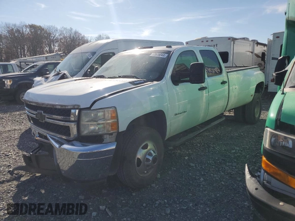 2011 Chevrolet Silverado 3500HD LT with VIN 1GC4KZC80BF153396, listed as a Copart auction lot 77978044 with 164,529 mi miles and Salvage Title. Bid and sale history available at carsss.com. Image 1.