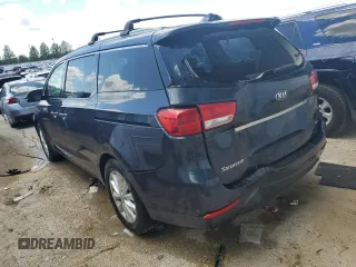 2015 Kia Sedona SX with VIN KNDMC5C14F6025113, listed as a Copart auction lot 53763484 with 91,406 mi miles and Salvage Title. Bid and sale history available at carsss.com. Image 2.
